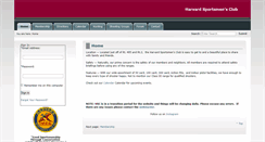Desktop Screenshot of harvardsportsmensclub.com